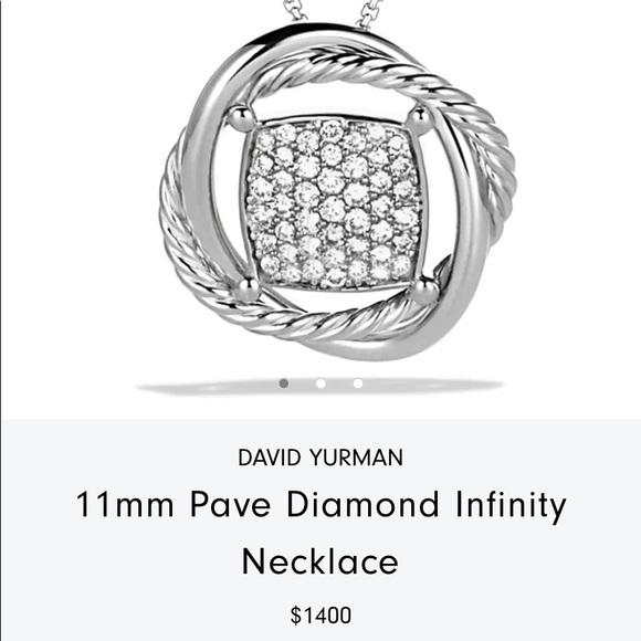 David Yurman Pave diamond Infinity necklace, Fitbit versa 2, jvc Gumy wireless! - Picture 4 of 10